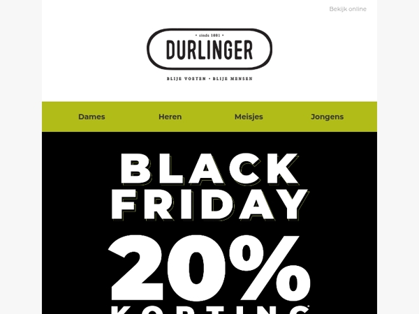 Black Friday voordeel op de hele collectie!