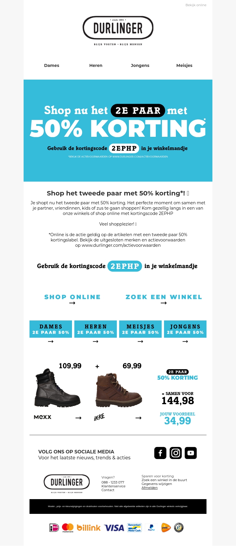 2E PAAR 50%! 2E PAAR 50%!