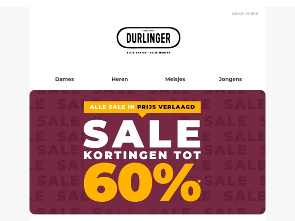SALE alert: tot wel 60% korting