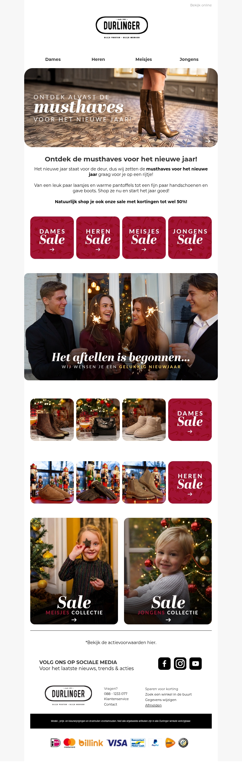 Ontdek de musthaves voor het nieuwe jaar! Ontdek de musthaves voor het nieuwe jaar!