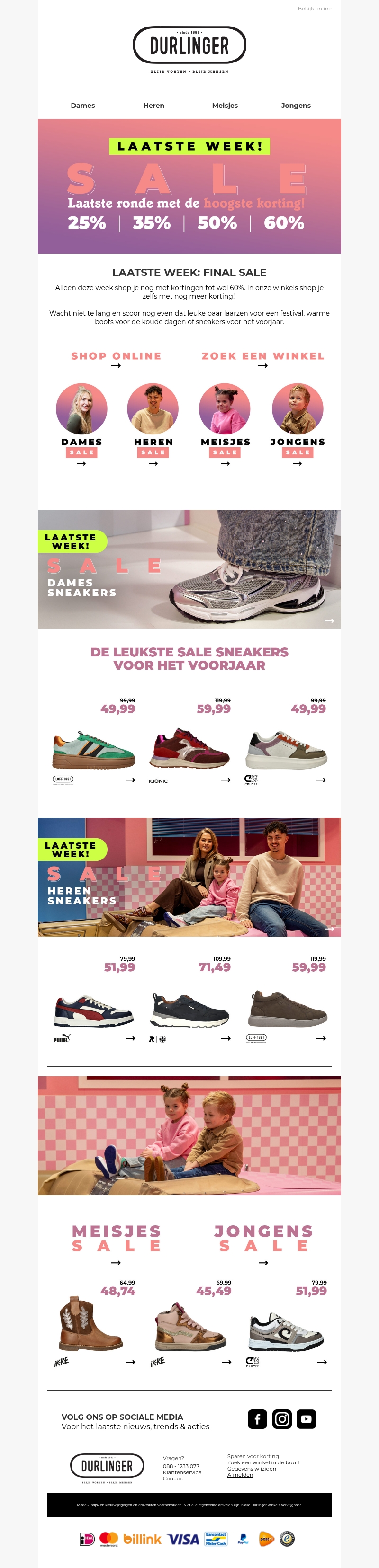 FINAL SALE | Laatste week! FINAL SALE | Laatste week!