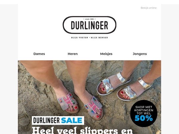 Heel veel sandalen en slippers toegevoegd!