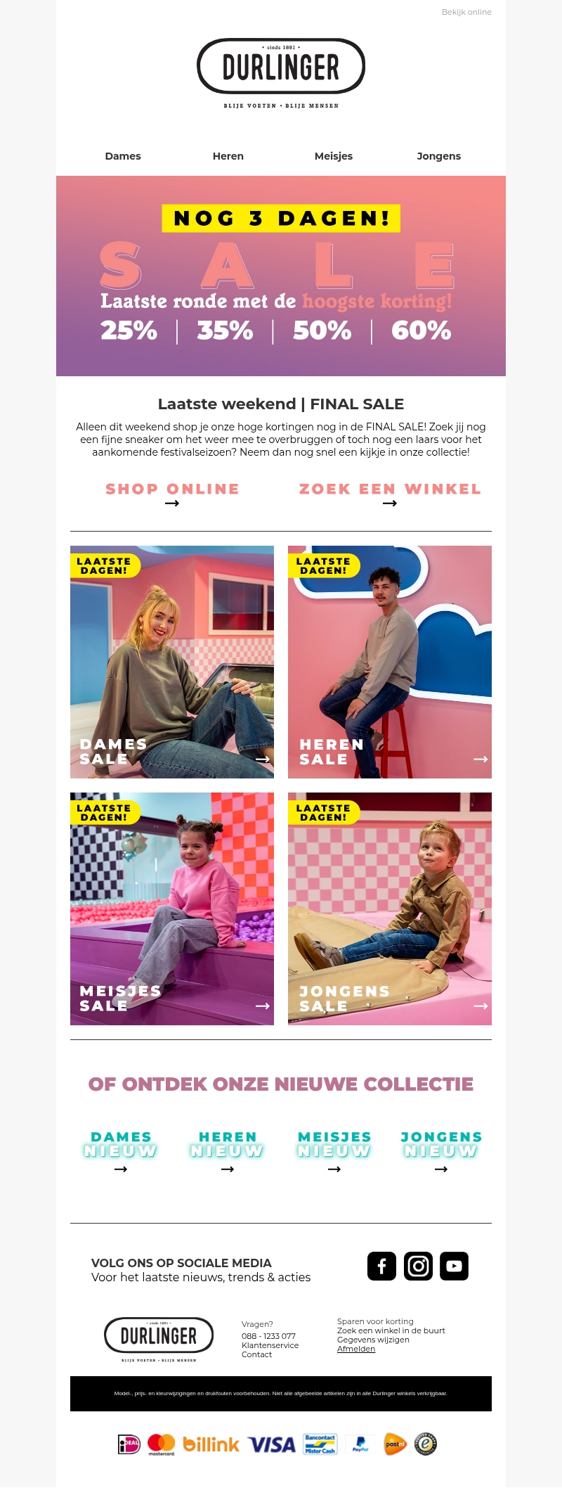 Nog 3 dagen SALE Nog 3 dagen SALE