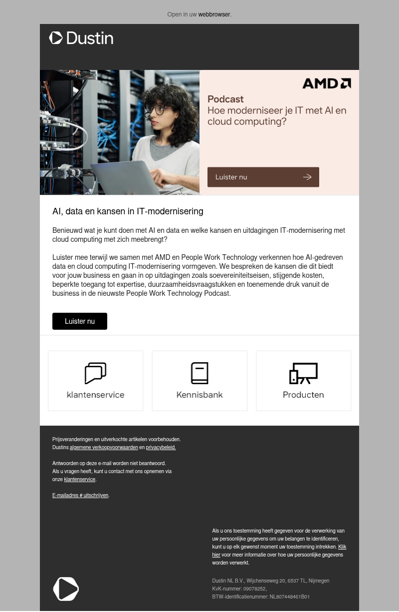 Hoe moderniseer je IT met AI, data en cloud? Hoe moderniseer je IT met AI, data en cloud?
