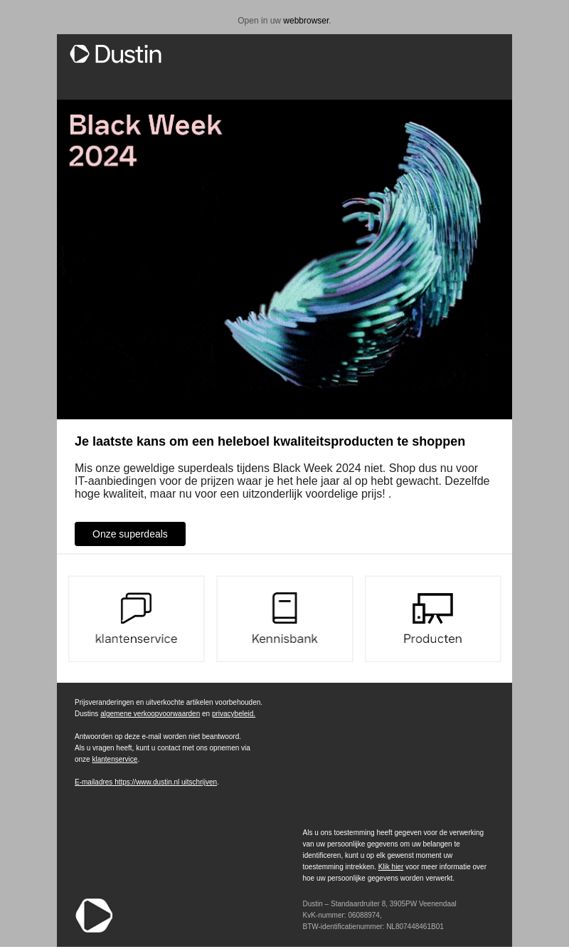 Black Friday duurt nog maar een paar uur Black Friday duurt nog maar een paar uur