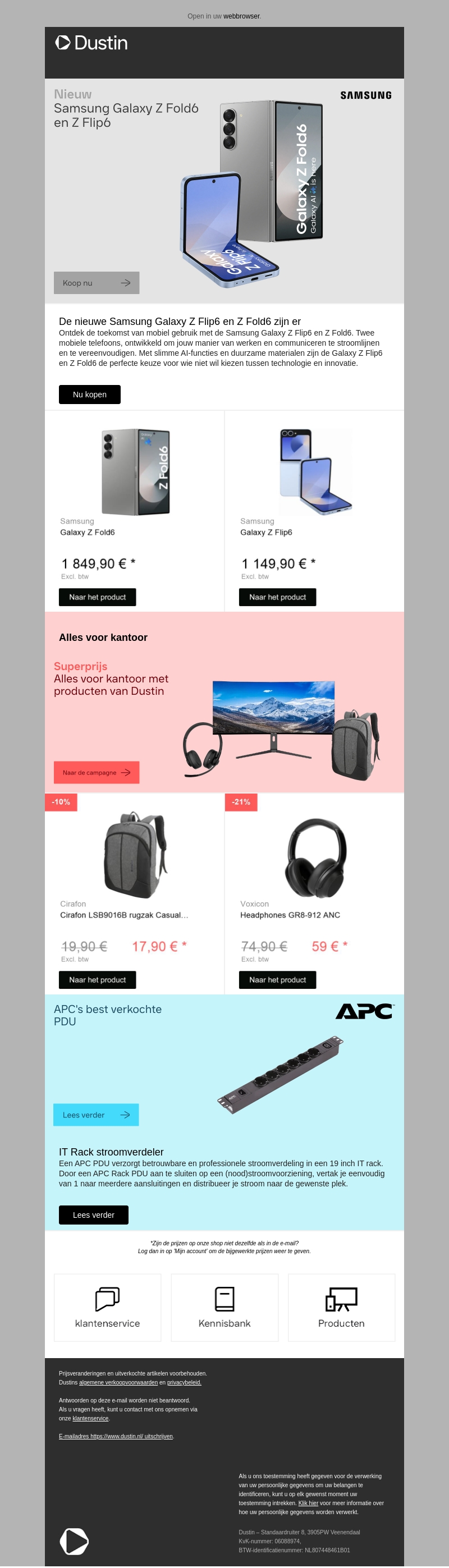 De nieuwe Samsung Galaxy Z Flip6 en Z Fold6 zijn er De nieuwe Samsung Galaxy Z Flip6 en Z Fold6 zijn er