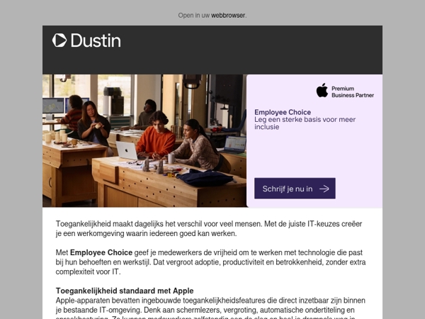 Employee Choice maakt inclusie praktisch