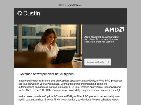 Test geavanceerde AI-pc's en -werkstations gratis