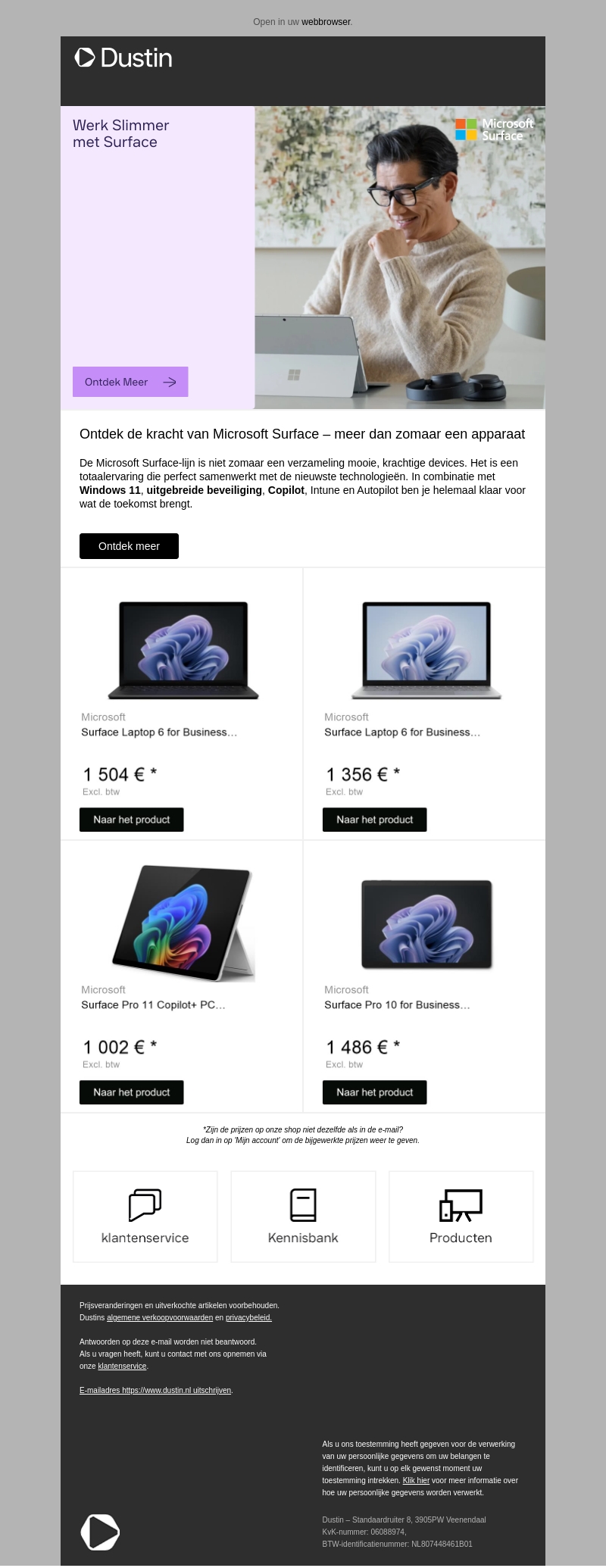 Werk slimmer met Surface Werk slimmer met Surface