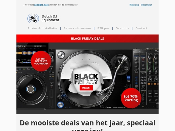 🛒💰️ Tot 70% korting op DJ gear!