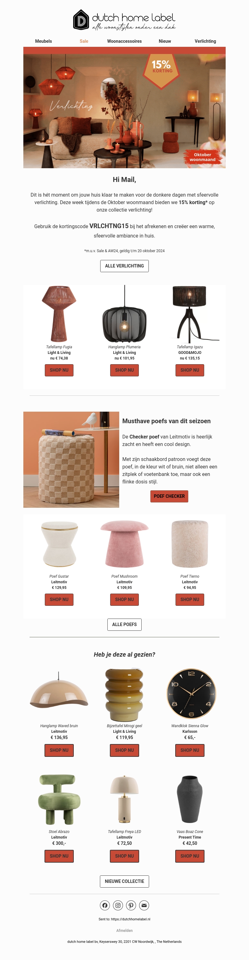 Mis het niet: 15% korting op VERLICHTING💡🤩 Mis het niet: 15% korting op VERLICHTING💡🤩