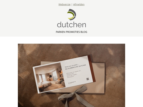 Feestelijke voordelen bij Dutchen