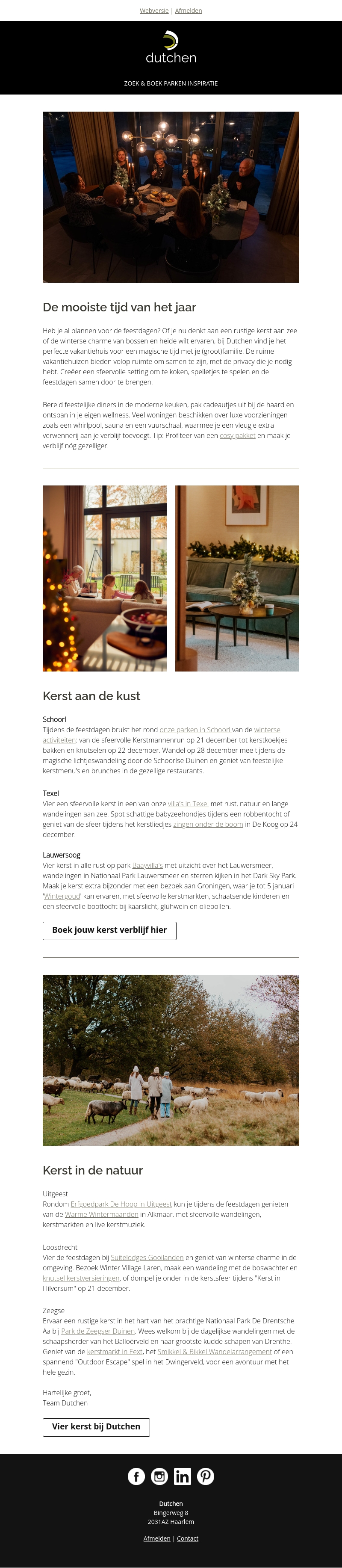 De mooiste tijd van het jaar | Kerst aan de kust of in de natuur De mooiste tijd van het jaar | Kerst aan de kust of in de natuur