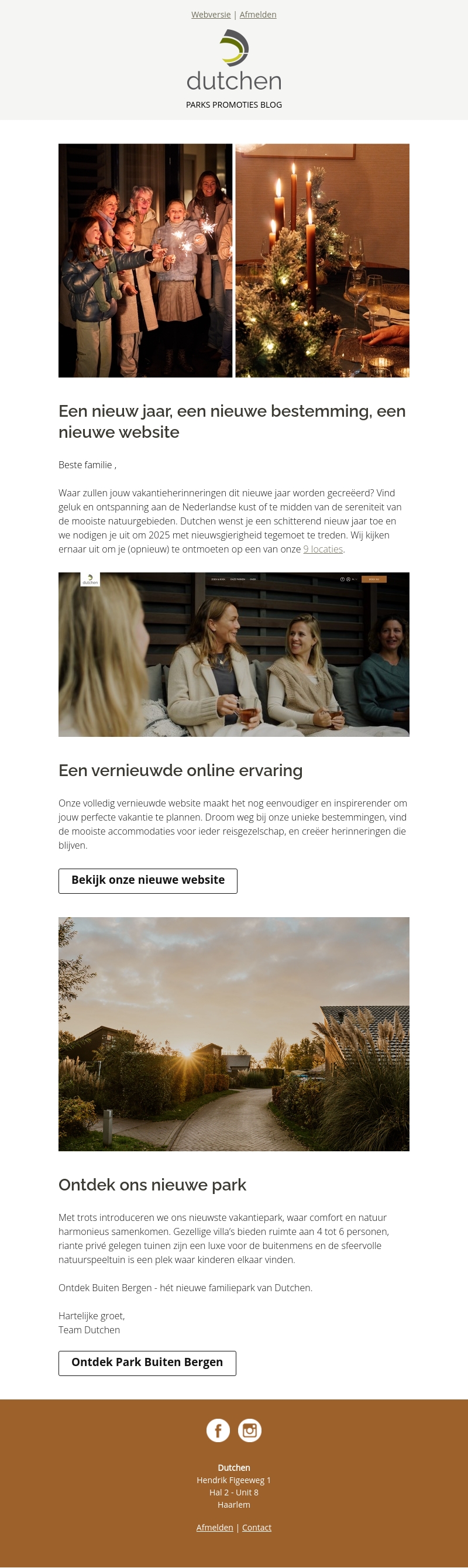 Een nieuw jaar, een nieuwe bestemming, een nieuwe website Een nieuw jaar, een nieuwe bestemming, een nieuwe website