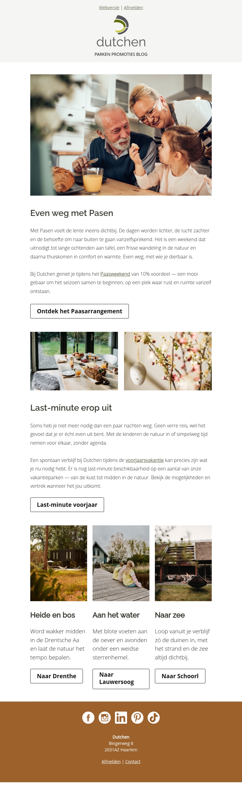 Weg met Pasen | Last-minute voorjaarsvakantie Weg met Pasen | Last-minute voorjaarsvakantie