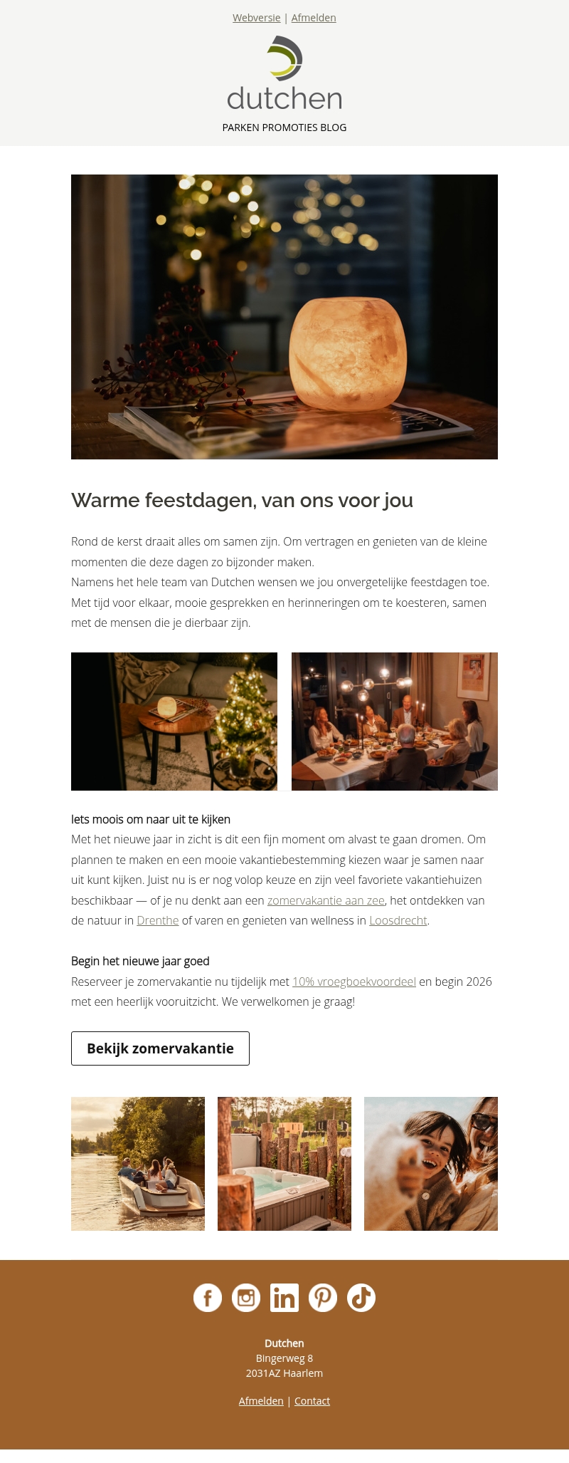 Warme feestdagen | 10% Vroegboekvoordeel op jouw zomervakantie Warme feestdagen | 10% Vroegboekvoordeel op jouw zomervakantie
