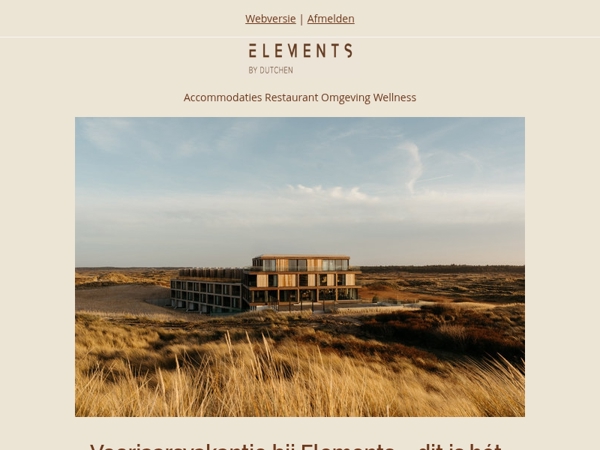 Voorjaarsrust & Valentijn bij Elements