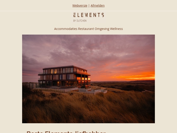 Elements Terschelling is vanaf nu officieel geopend