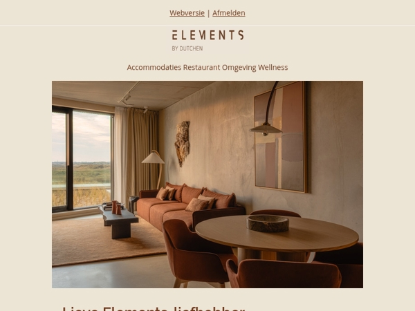 Nieuwe manieren om Elements te beleven – van stijlvolle appartementen tot lunch bij Dún