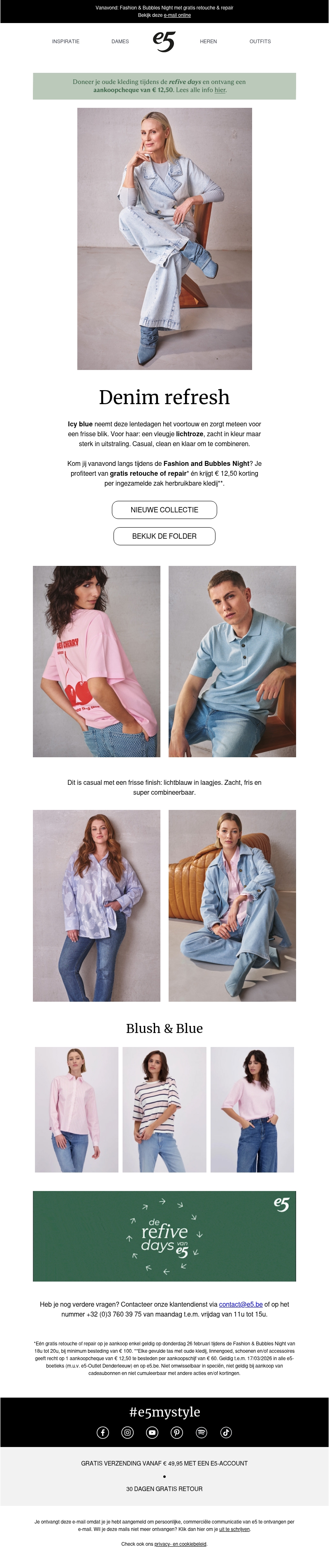 Blush & Blue | Lichte kleuren, frisse looks Blush & Blue | Lichte kleuren, frisse looks