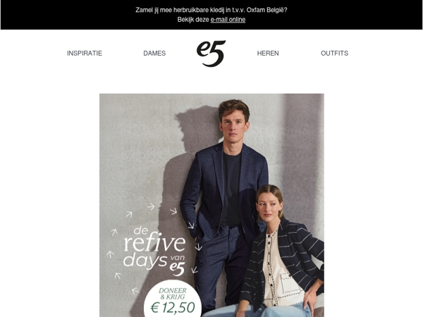 Refive days | Krijg € 12,50 per ingezamelde tas kledij