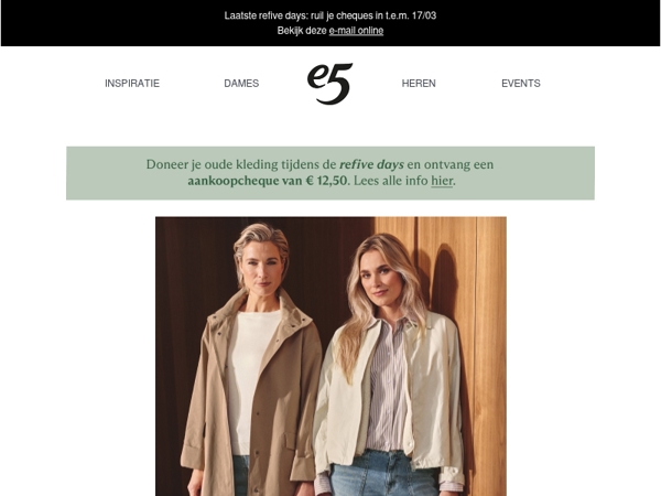 Nieuw: stijlvolle jassen voor dagen tussen zon en regen