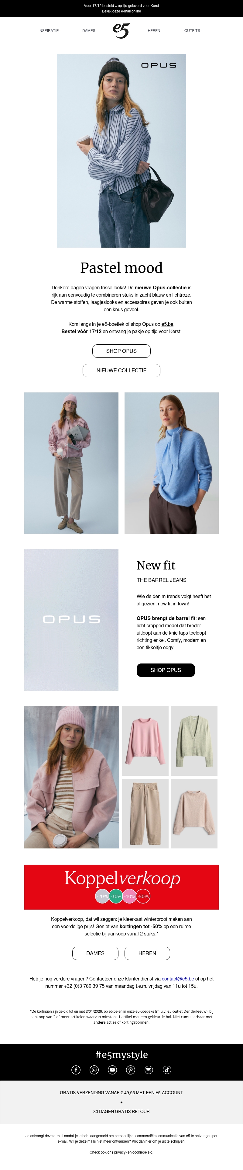 Nieuw bij OPUS | Frisse pastels in warme laagjes Nieuw bij OPUS | Frisse pastels in warme laagjes