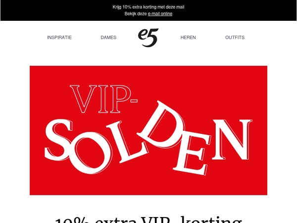 VIP-SOLDEN tot -50%