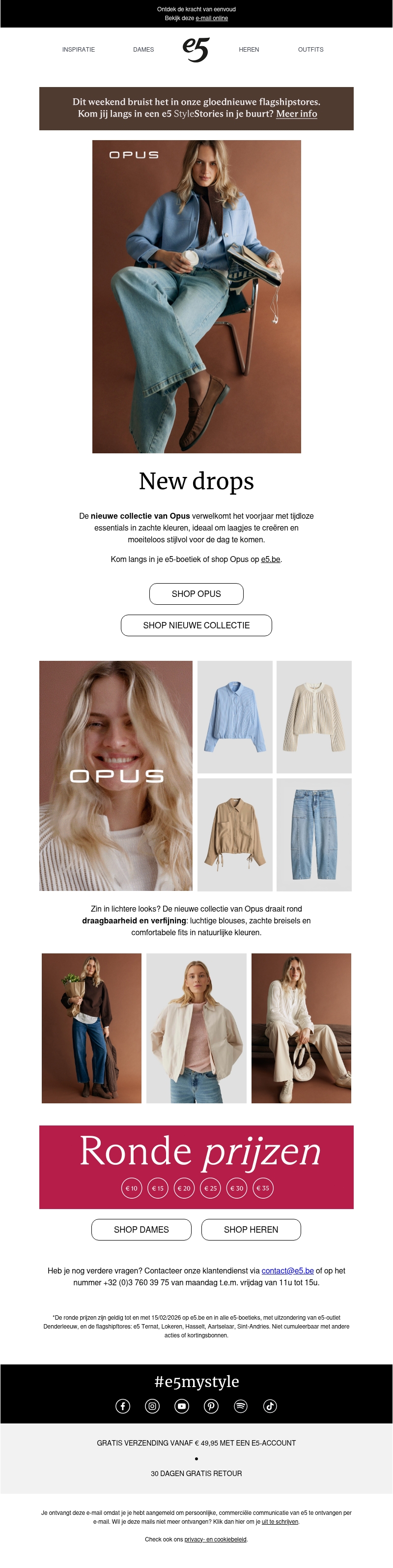 Nieuw bij Opus | Essentials in frisse kleuren Nieuw bij Opus | Essentials in frisse kleuren