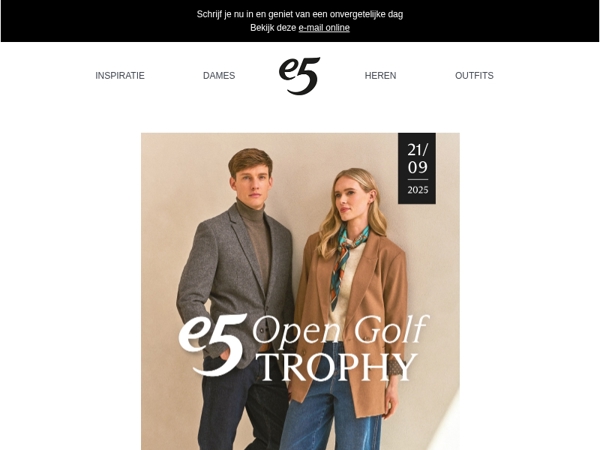 De e5 Open Golf Trophy in Golfclub Oostburg is terug