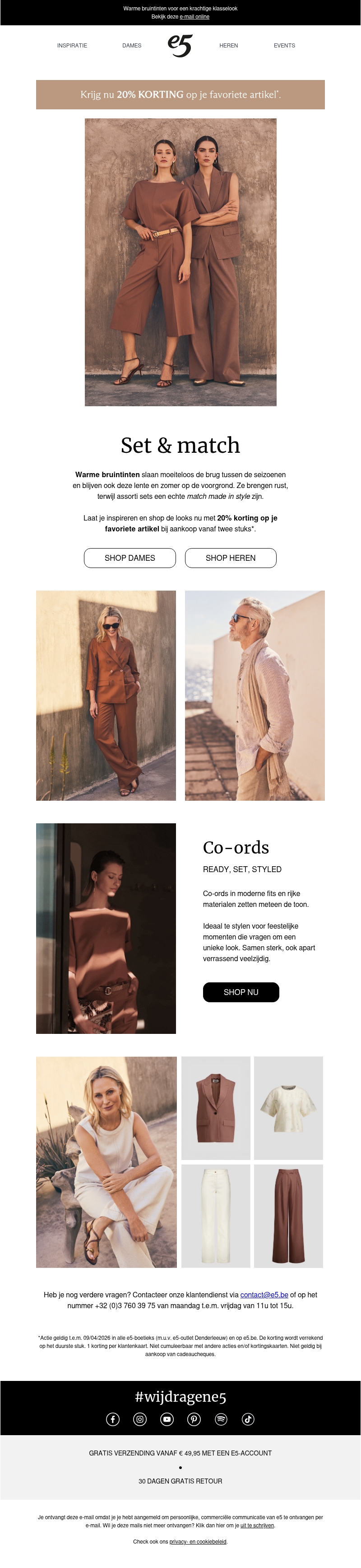 Trend | Co-ords, een match made in style Trend | Co-ords, een match made in style