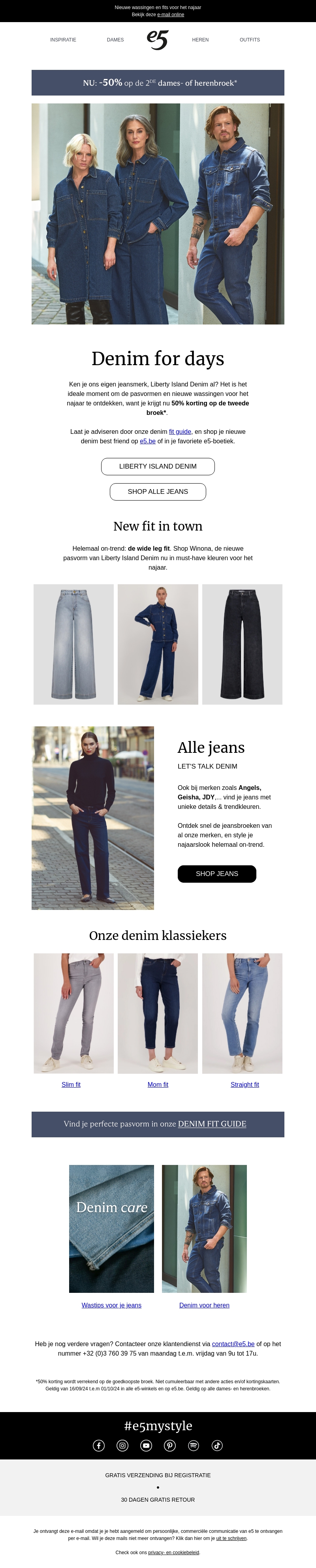 Denim season: onze jeans in de kijker Denim season: onze jeans in de kijker
