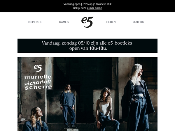 NEW DROP: e5 x Murielle Victorine Scherre