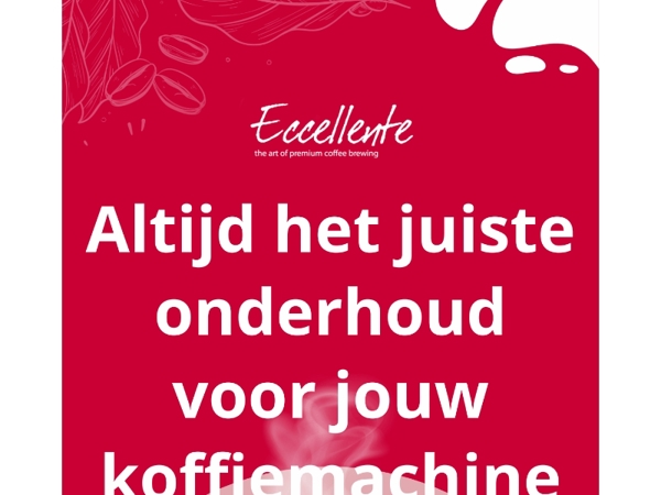 ☕️ Altijd het juiste onderhoud voor jouw koffiemachine