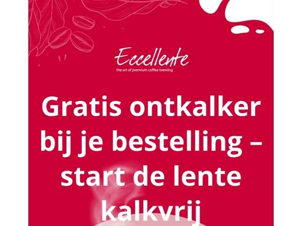 ☕️ Gratis ontkalker bij je bestelling – start de lente kalkvrij