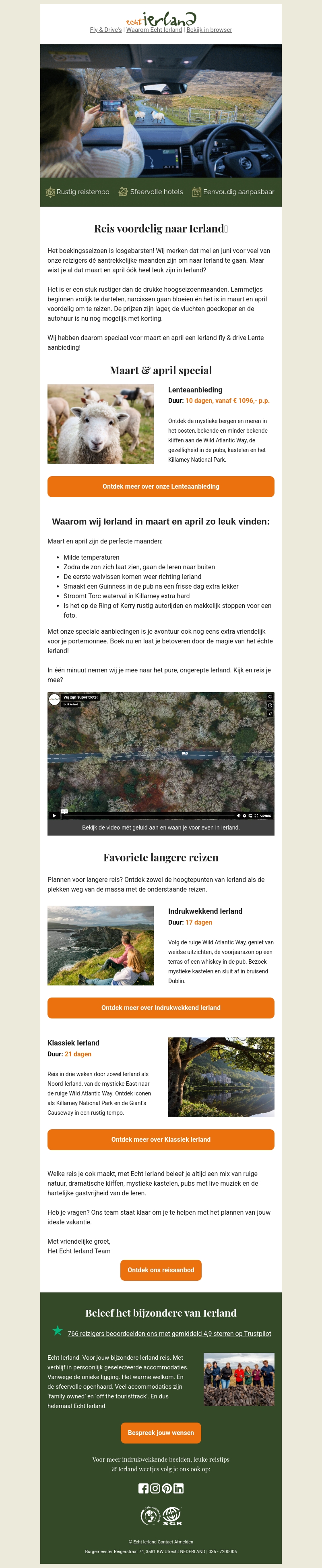 Reis voordelig naar Ierland🌿 Reis voordelig naar Ierland🌿