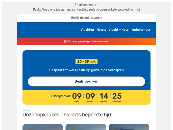 Hotel Days: bespaar tot wel € 300 🎉