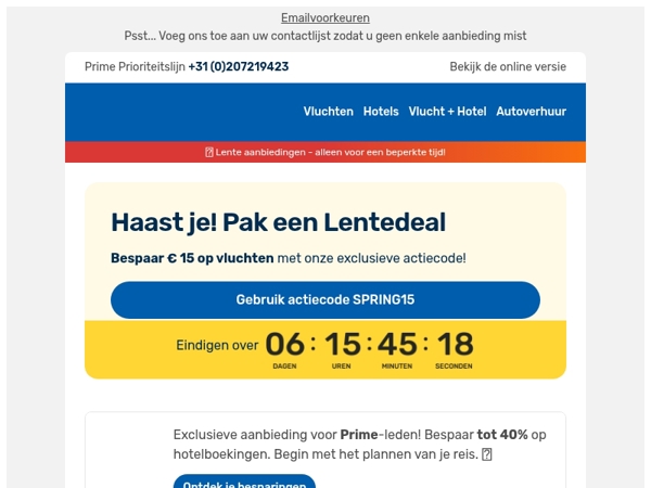 🌼 Tot € 50 extra korting!!