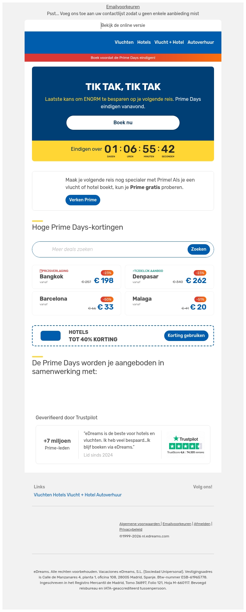 ⚠️ Je Prime Days-aanbieding is binnenkort weg ⚠️ Je Prime Days-aanbieding is binnenkort weg