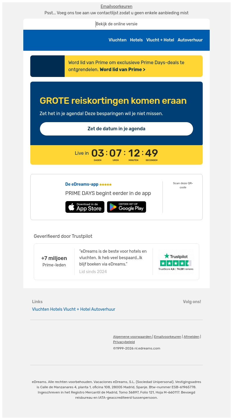De Prime Days beginnen op 3 februari! De Prime Days beginnen op 3 februari!