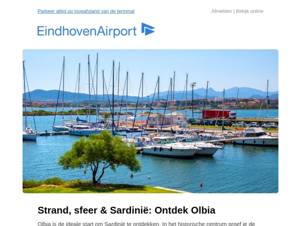 Nieuw: vlieg vanaf Eindhoven naar Olbia en ontdek Sardinië ☀️