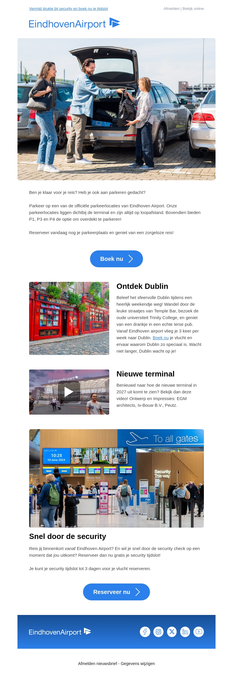 Klaar voor je reis? Heb je ook aan parkeren gedacht? Klaar voor je reis? Heb je ook aan parkeren gedacht?