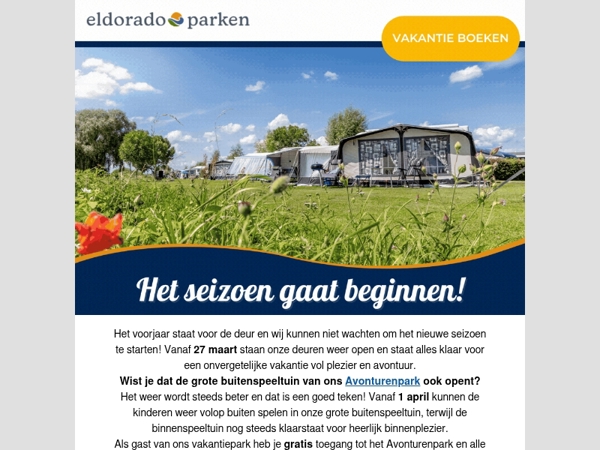 Geniet van het voorjaar bij Vakantiepark De Bergen!
