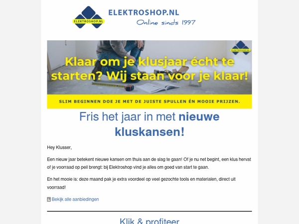 Slim van start in 2026: pak nú je voordeel op klustools