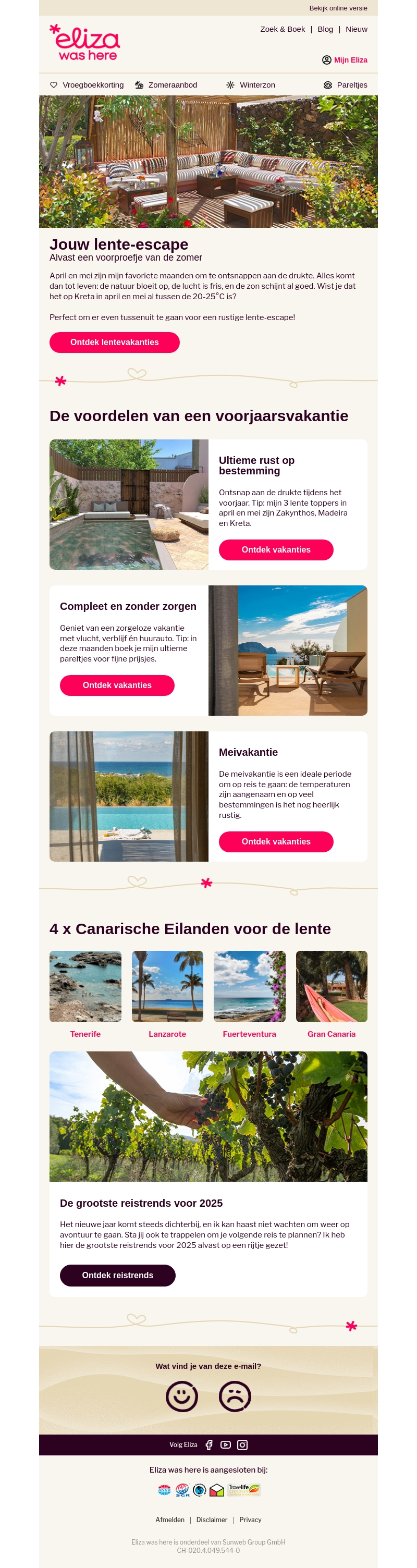 Verlang jij naar een warme lente, Mail? Verlang jij naar een warme lente, Mail?