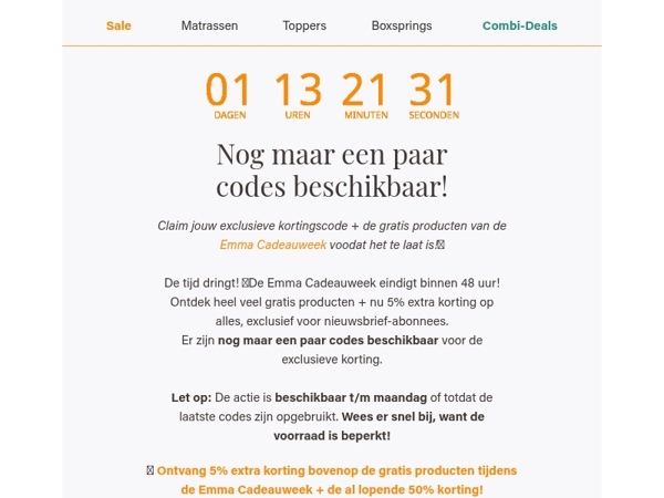 🔔Nog maar een paar kortingscodes resterend🔔