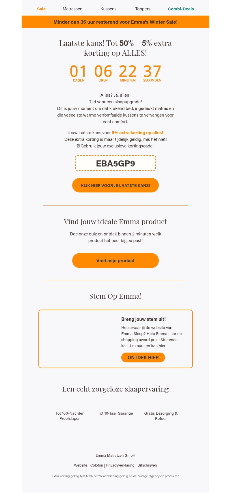 De aller-allerlaatste kans: Nog 1 dag! De aller-allerlaatste kans: Nog 1 dag!