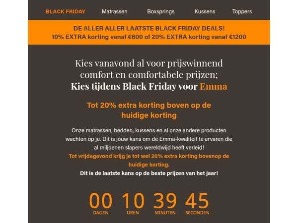 EXCLUSIEF: TOT 20% EXTRA KORTING OP ALLES! BLACK FRIDAY NU AL LIVE!