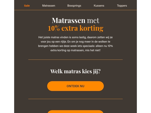 Laatse kans! 🖤BLACK FRIDAY!🖤10% extra korting op matrassen