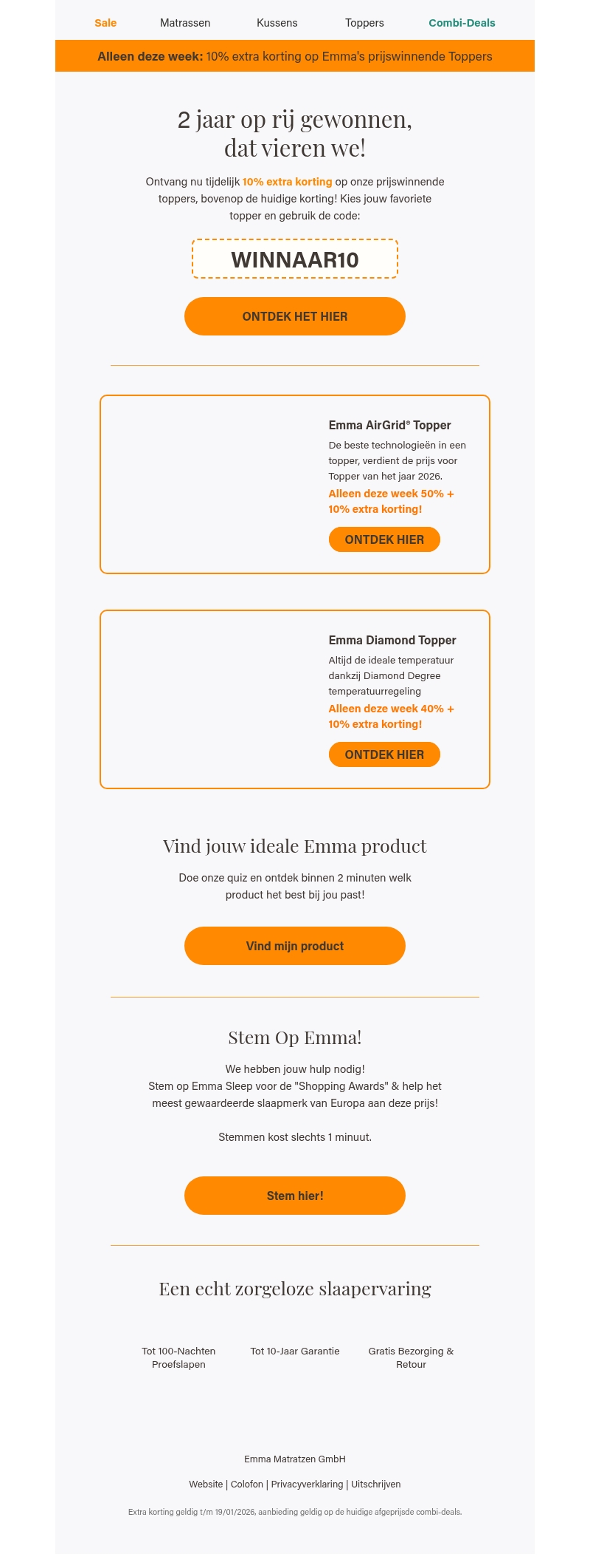 Wij trakteren! 10% extra korting voor jou! Wij trakteren! 10% extra korting voor jou!